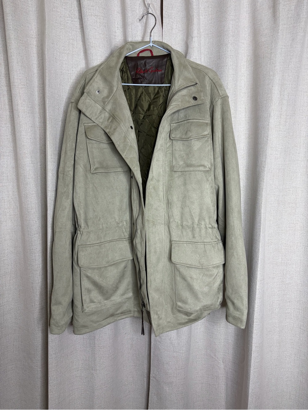 Robert Graham Light Olive Military Field Jacket